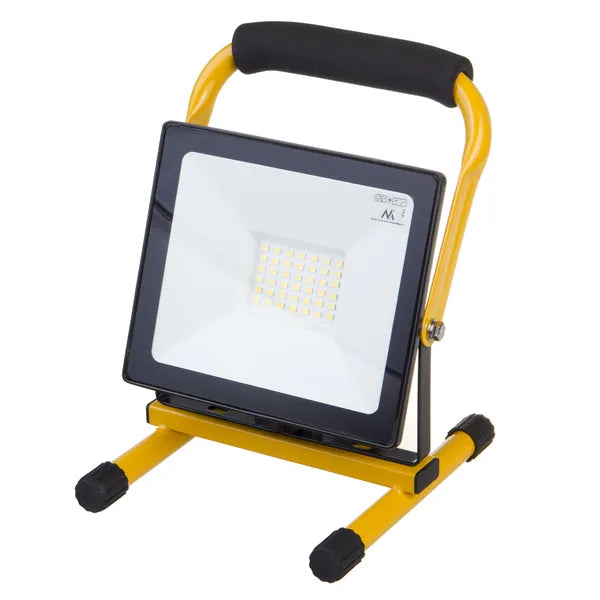 Maclean MCE632 sárga acél LED reflektor állvány, MCE530/630 kompatibilis