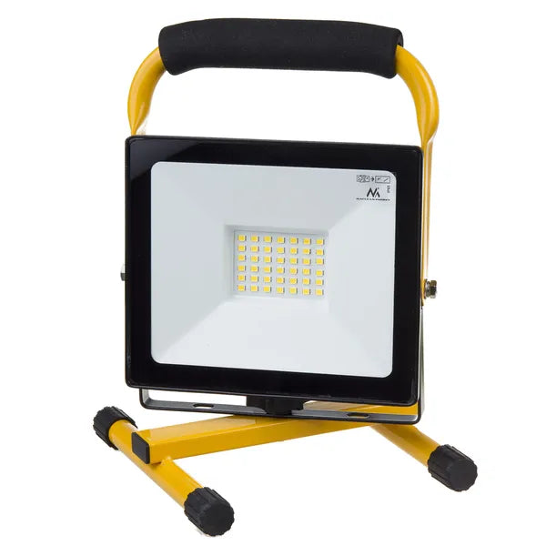 Maclean MCE632 sárga acél LED reflektor állvány, MCE530/630 kompatibilis