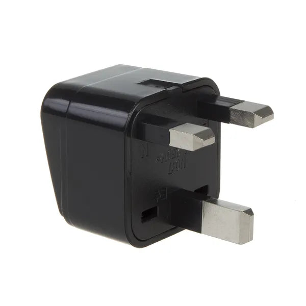 Univerzális hálózati adapter UK dugóval, földelt, 13 A, fekete