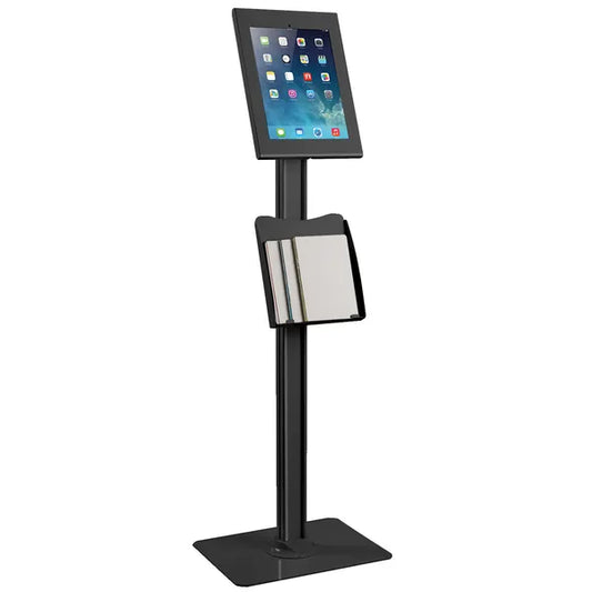 Maclean MC-867 zárható padlón álló iPad Pro 12.9 tabletállvány, fekete