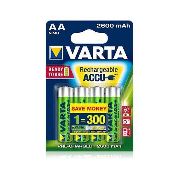 Varta Ready2Use 4 db AA Ni-MH 2600 mAh előtöltött akkumulátor