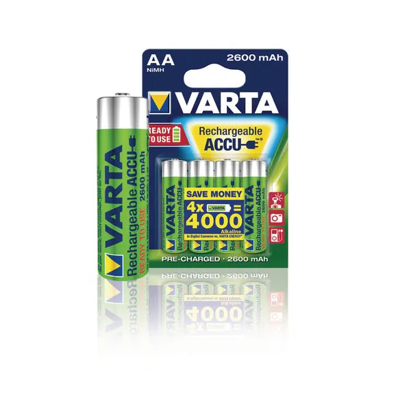 Varta Ready2Use 4 db AA Ni-MH 2600 mAh előtöltött akkumulátor