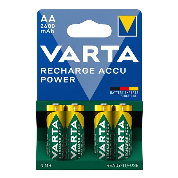 Varta Ready2Use 4 db AA Ni-MH 2600 mAh előtöltött akkumulátor