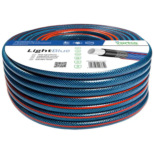 Vartco Light Blue 1/2" kerti tömlő, 30 m, 4 réteg, UV-álló