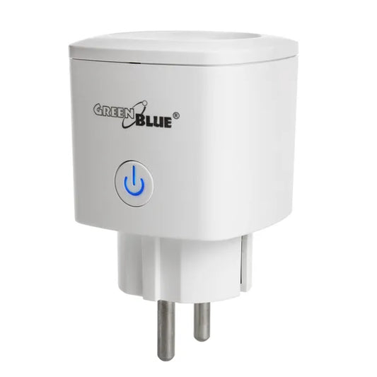 WiFi okos konnektor, F típus, 3680 W, energiafogyasztás-mérő és időzítő
