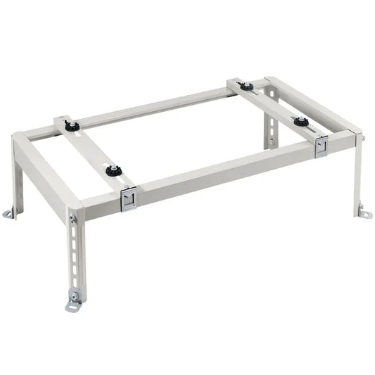 Állítható padlókonzol klímához/hőszivattyúhoz, acél, 70 kg, 28-87×23-45 cm
