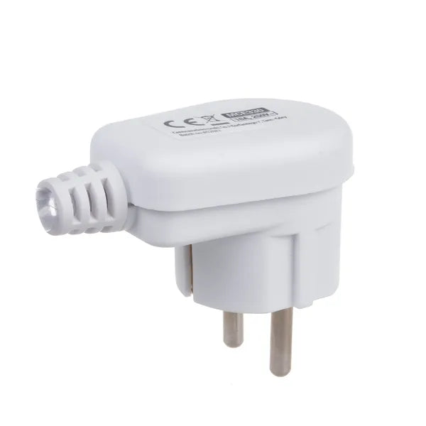 Maclean mce330 fehér sarokdugó 16a 250v ip20