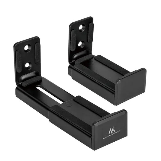 Állítható fali hangprojektor tartó 90-154 mm, 15 kg, fekete – Maclean MC-932