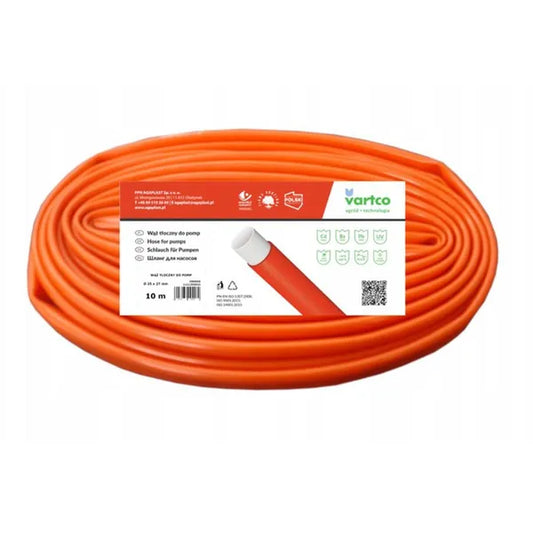 Vartco 1" (25 mm) nyomótömlő merülő szivattyúkhoz, 10 m, 2-rétegű