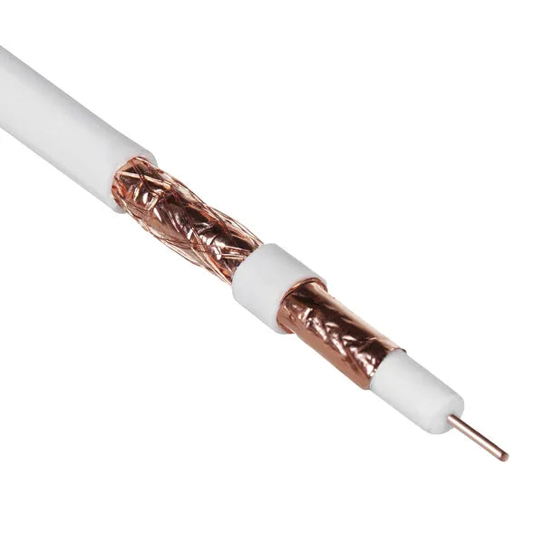 RG6 koaxiális antenna- és SAT-kábel, 100 m, 100% réz, 6,8 mm