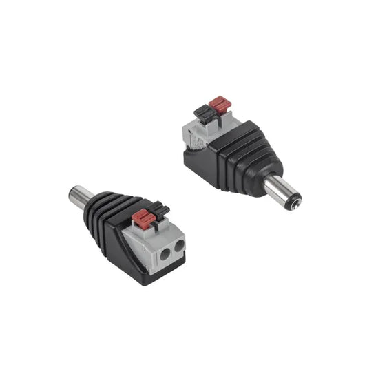 DC tápcsatlakozó dugó 2,1/5,5 mm S-55 gyorscsatlakozó III. típus