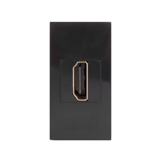 Fali HDMI aljzat, egymodulos, fekete, Maclean MCE720B