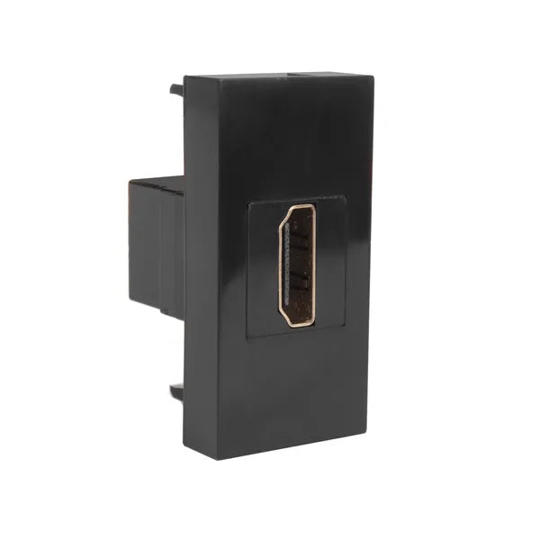Fali HDMI aljzat, egymodulos, fekete, Maclean MCE720B