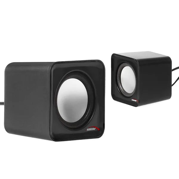 Audiocore AC870 B 6W USB számítógép-hangszóró pár ezüst-fekete