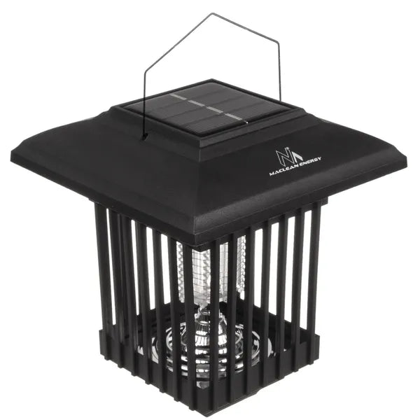Napelemes LED/UV rovarcsapda lámpa, IP44, 8 h üzem, akkus, 2 üzemmód, 51 cm