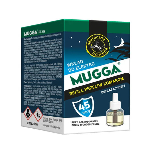 Mugga szúnyogriasztó folyadék-utántöltő 35 ml – 45 éjszakára