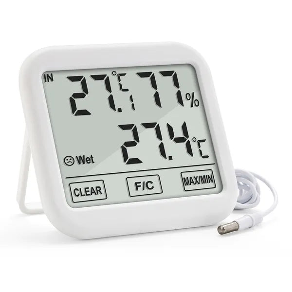 Digitális időjárás-állomás 1,5 m külső szondával, hő-pára mérő GreenBlue GB381
