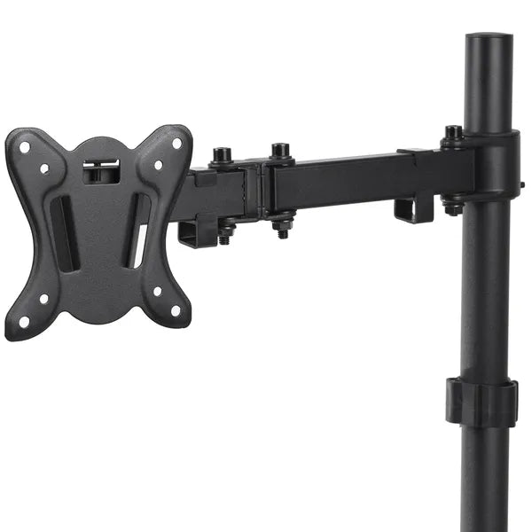 Asztali monitor kar, 13–27″, 8 kg, VESA 75/100, fekete