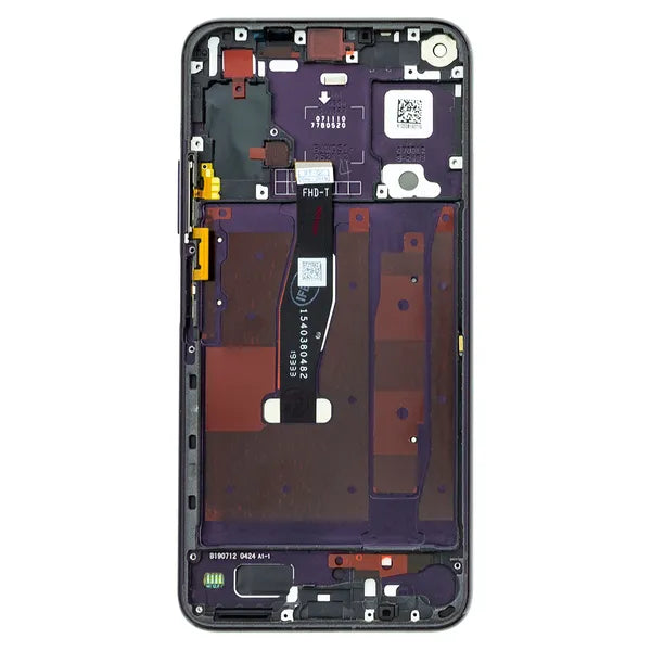 Honor 20 Pro fekete IPS LCD kijelző érintőpanellel és előlappal