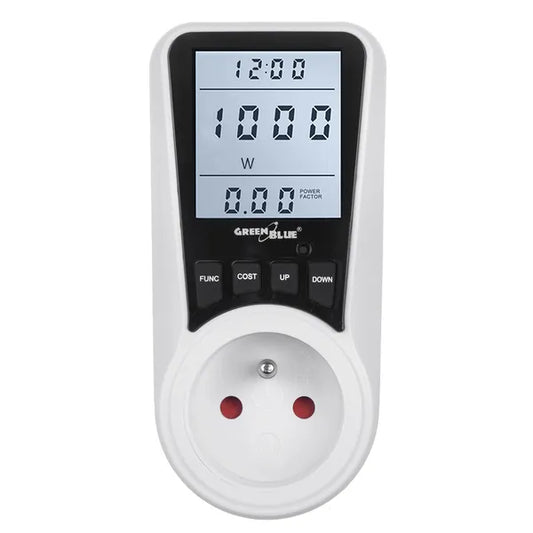GreenBlue GB350E LCD energiafogyasztás-mérő konnektor, 16 A/3680 W
