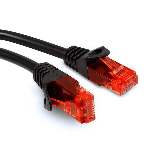 Maclean UTP Cat6 patchkábel RJ45-RJ45, 1 m, fekete