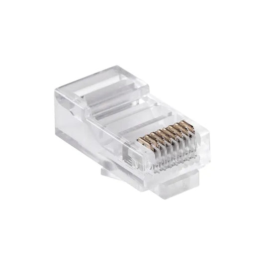 RJ45 8P8C UTP csatlakozó dugó Cat5 sodrott kábelhez, 1 db