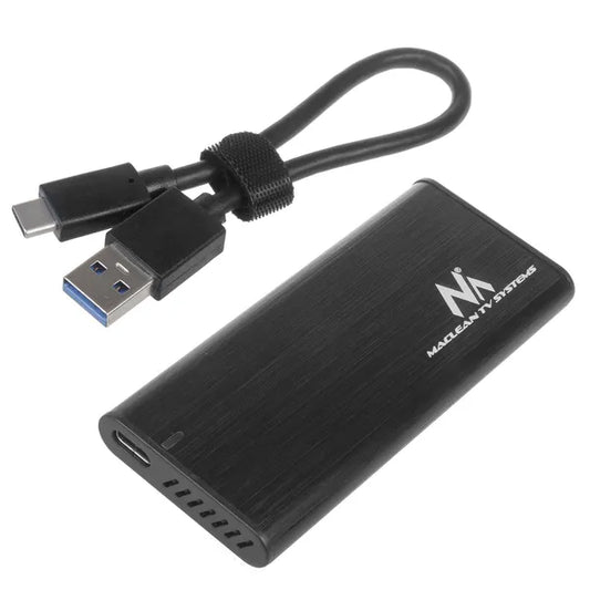 Maclean MCE443 alumínium M.2 NVMe/NGFF SSD külső USB 3.1 ház (2230–2280)