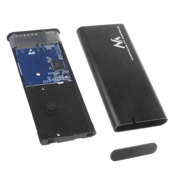 Maclean MCE443 alumínium M.2 NVMe/NGFF SSD külső USB 3.1 ház (2230–2280)