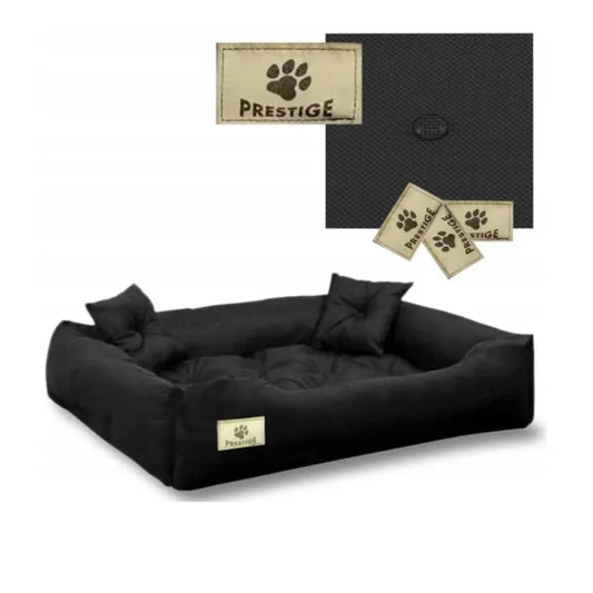 Prestige kutya- és macskafekhely vízálló fekete 130×105 cm