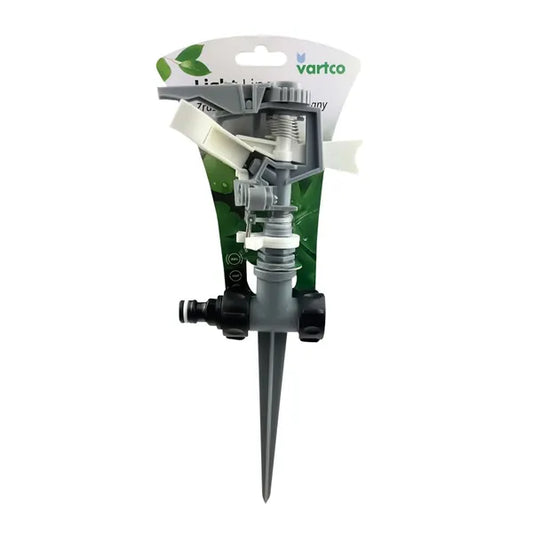 Impulzusos forgó kerti szórófej, szúrótüskés, 24 m, 3/4″ csatlakozó