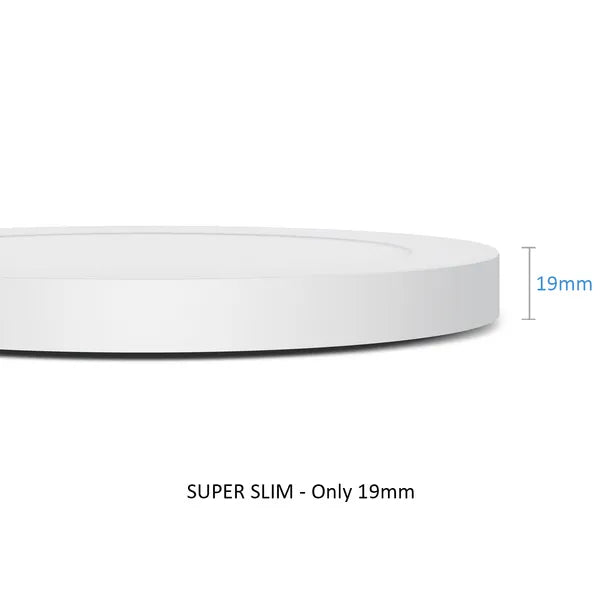Ultra Slim LED mennyezeti panel 30 W, Ø33 cm, 3 színhő, mozgásérzékelő