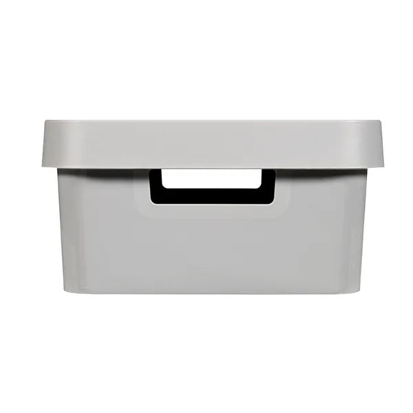 Curver Infinity tárolódoboz tetővel, 11 l, szürke, 36×27×14 cm