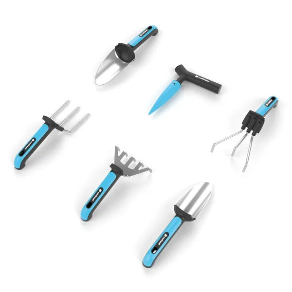 Cellfast Ergo Line kerti kéziszerszám készlet 6 részes + kesztyű, inox acél