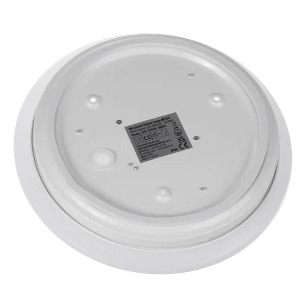 Maclean mce347 led mennyezeti lámpa mozgásérzékelővel, 12w, ip44