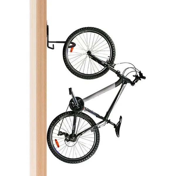 Maclean MC-433 függőleges fali kerékpártartó, acél, 20 kg