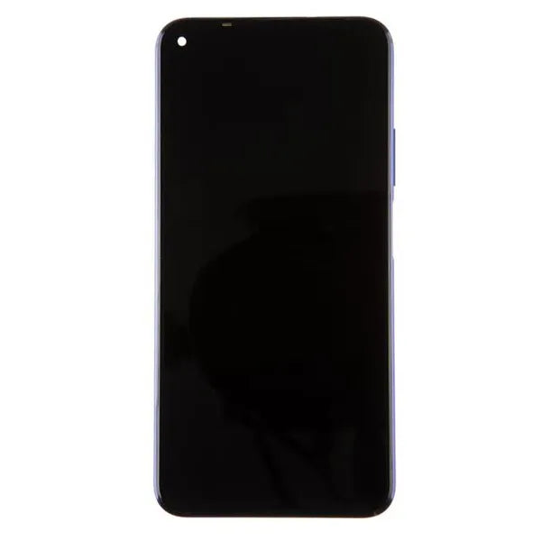 Huawei Nova 5T LCD kijelző + érintő + előlap, lila