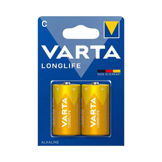 Varta Longlife R14 C (LR14) 1,5V alkáli elem 2 db bliszter
