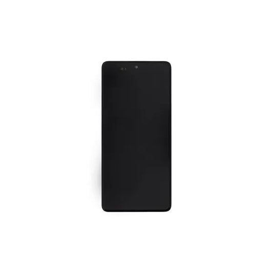 Samsung Galaxy A71 (SM-A715F) fekete LCD+érintő kijelző egység – Service Pack