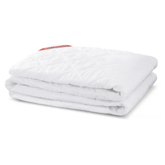 Antiallergén mikroszálas gumis matracvédő 200×220 cm, fehér