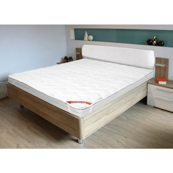 Antiallergén steppelt mikroszálas matracvédő 200x220 cm, fehér