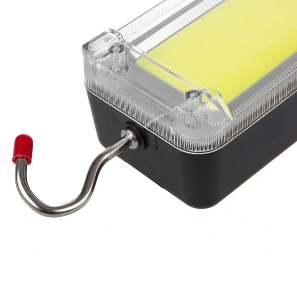 Mágneses COB LED műhelylámpa 700 lm, 2×1200 mAh, USB-C/Micro-USB, Maclean MCE307