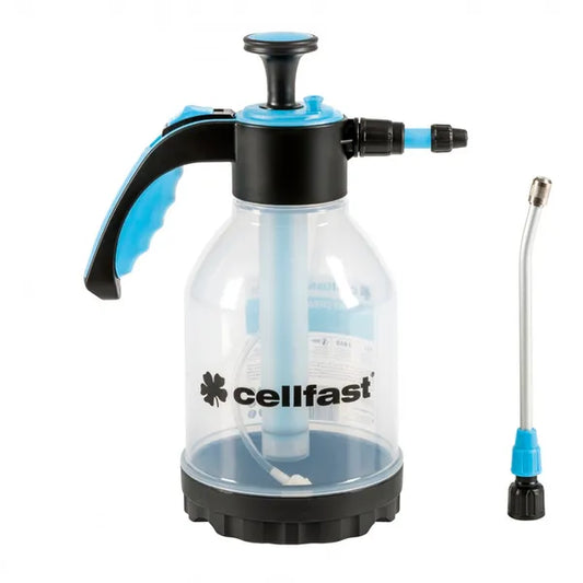 Cellfast kézi nyomáspermetező 1,5 l, alumínium lancával, szabályozható fúvóka