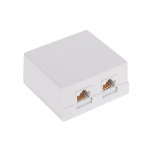 Dupla RJ-45 Cat5e fali aljzat SS6-6019 adatcsatlakozó
