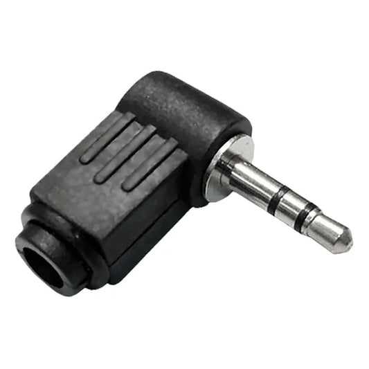 Cabletech műanyag derékszögű 3,5 mm-es sztereó jack dugó
