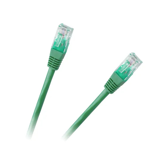 UTP patch kábel Cat6 1,5 m zöld RJ45–RJ45 CCA vezeték