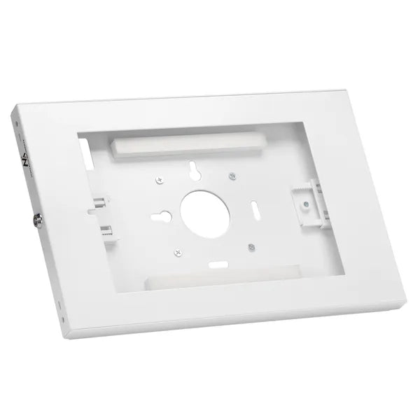 Fali, zárható tablet ház 9,7–11″, VESA 75×75, fehér