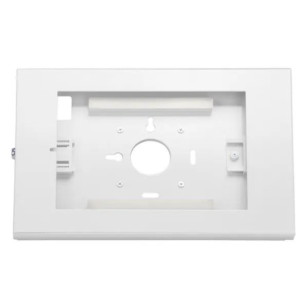 Fali, zárható tablet ház 9,7–11″, VESA 75×75, fehér