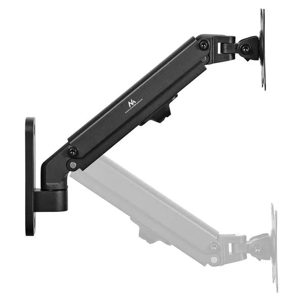 Maclean falra szerelhető monitortartó, 17–27'' rugós kar, 7 kg, VESA 75/100