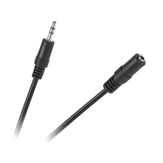 3,5 mm jack hosszabbító kábel, apa–anya, 5 m