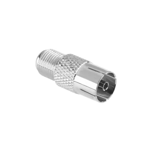 F aljzat – TV koaxiális aljzat réz adapter, SAT/antenna